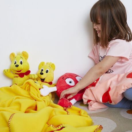 Couverture Ours + Peluche Goldbear 30 cm image number null